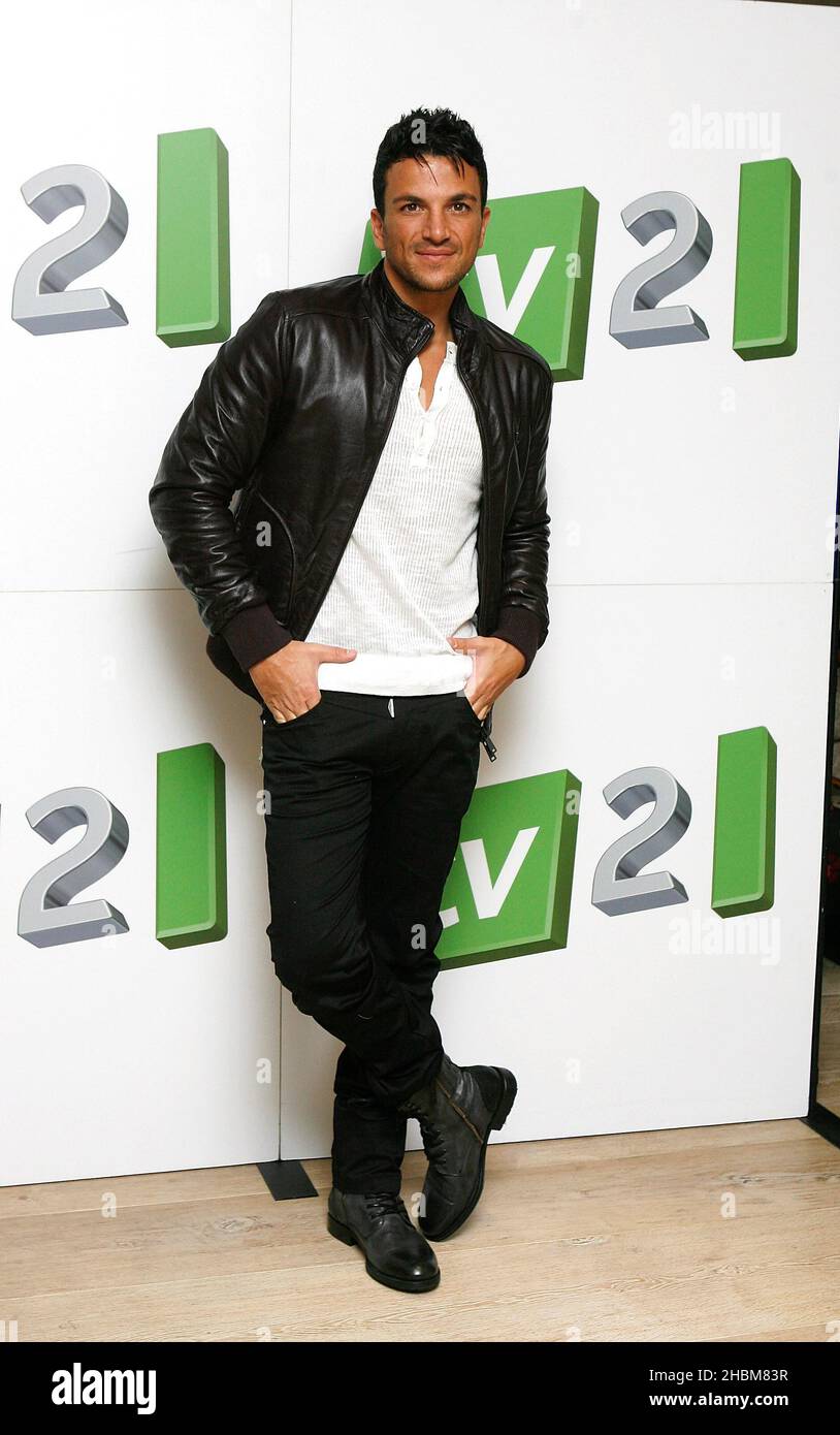 Peter Andre lance une nouvelle série de Peter Andre - le prochain chapitre.ITV, à l'hôtel Soho, Londres Banque D'Images