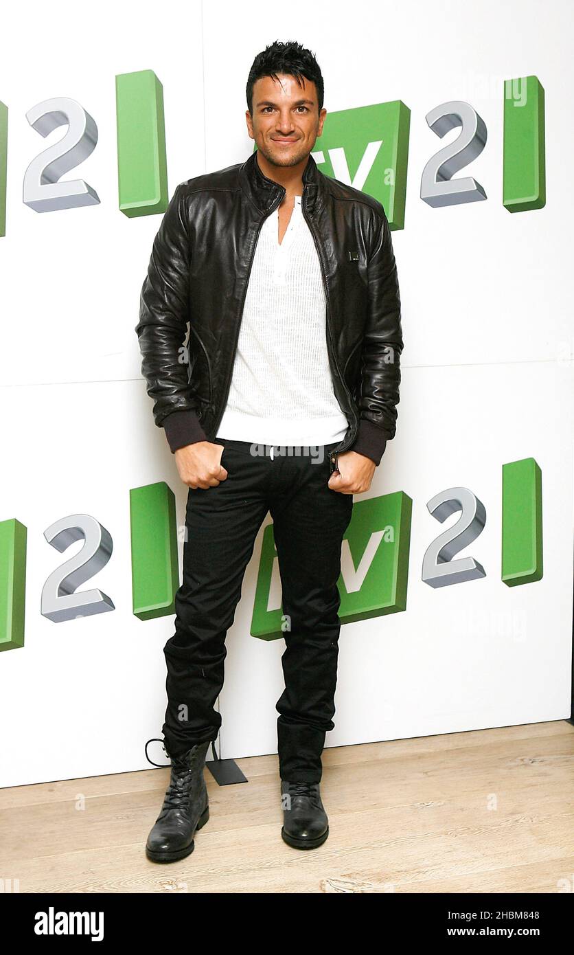 Peter Andre lance une nouvelle série de Peter Andre - le prochain chapitre.ITV, à l'hôtel Soho, Londres Banque D'Images