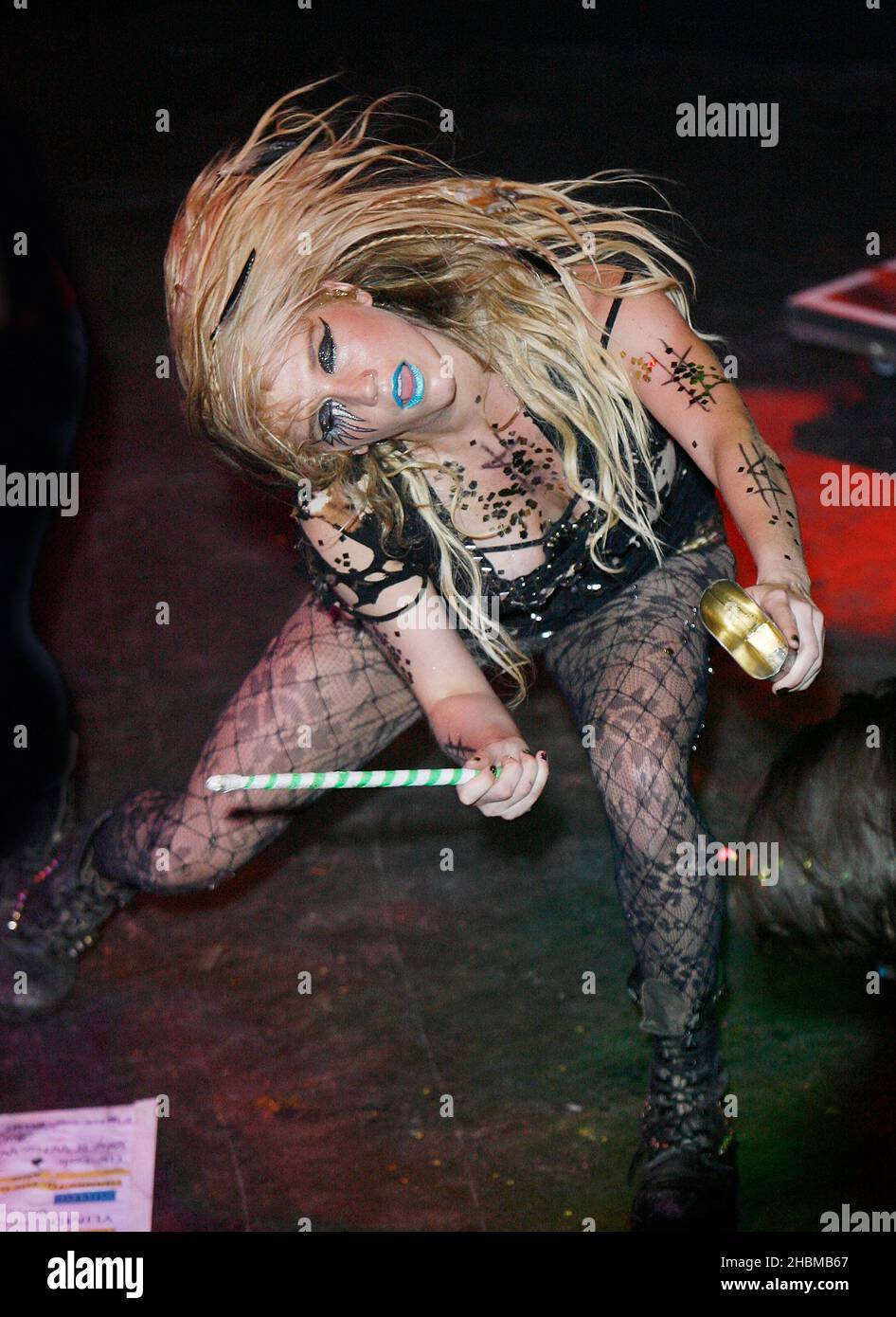 KE$ha se produit au Shepherd's Bush Empire de 02 le 14 décembre 2010. Banque D'Images