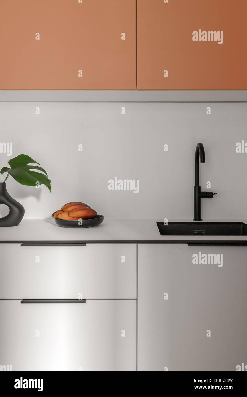 Intérieur de cuisine scandinave Banque de photographies et d’images à