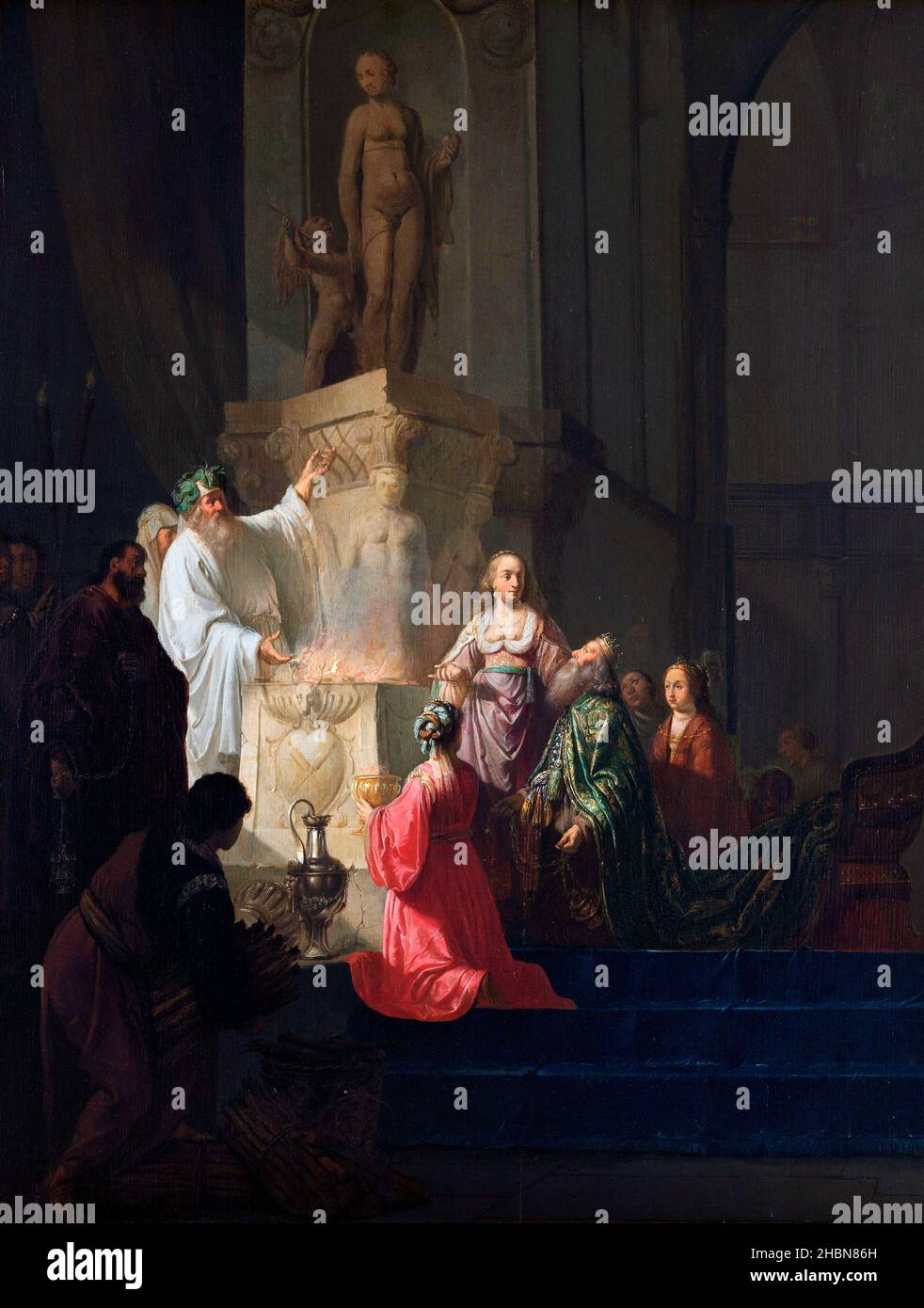 Idolatry of king solomon Banque de photographies et d'images à haute  résolution - Alamy