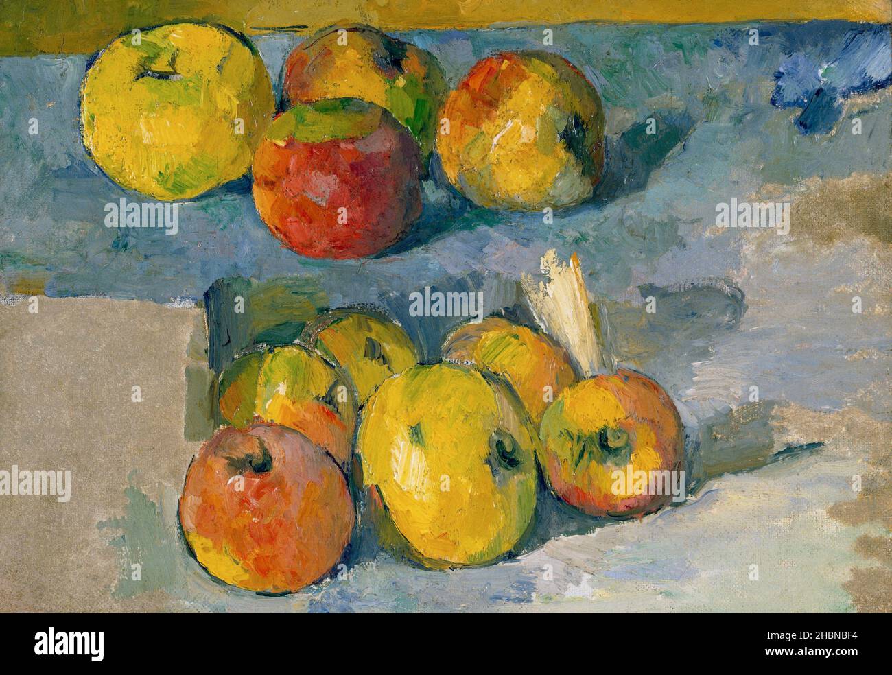 Pommes (env.1878-1879) par Paul Cézanne. Banque D'Images