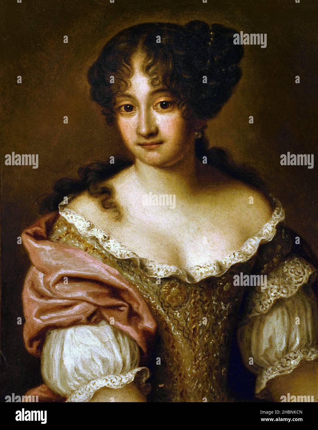 Portrait de Dame par Jacob Ferdinand Voet ou Jakob Ferdinand Voet 1639 – 1700 France, belge française, belge, flamande, Banque D'Images