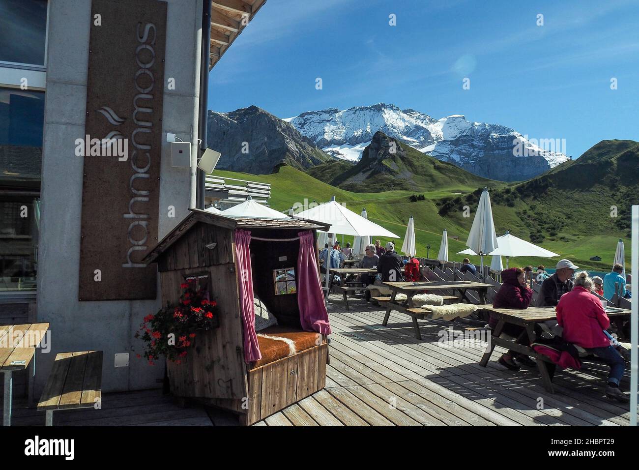 Hahnenmoosl BEI Lenk BE im Simmental Banque D'Images