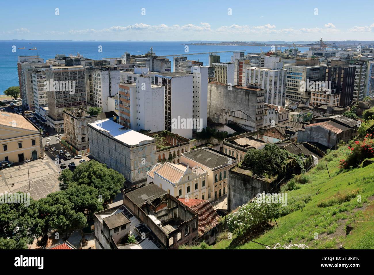 Cidade Baixa de Salvador da Bahia Banque D'Images