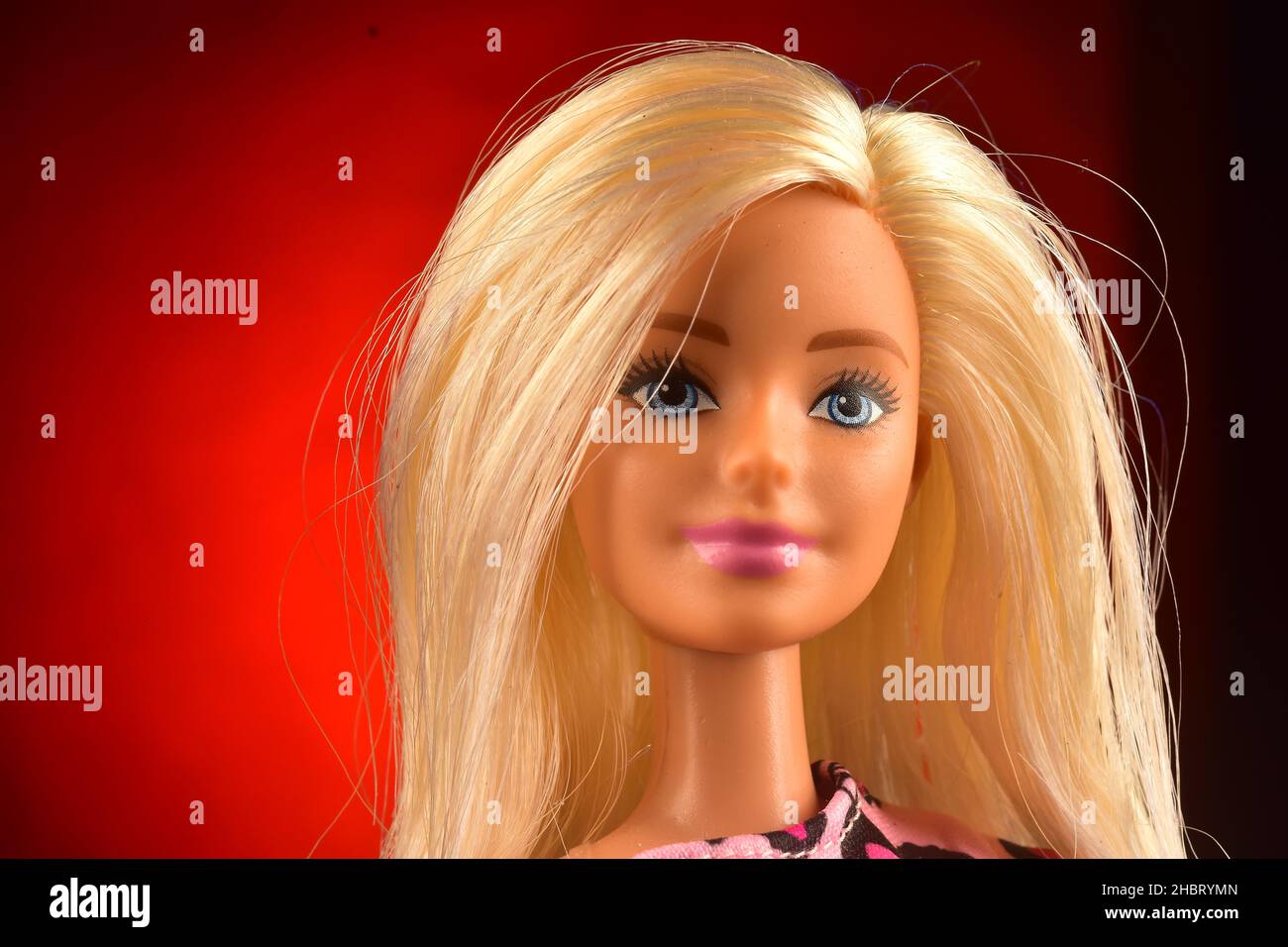 Barbie est une poupée de mode fabriquée par la compagnie américaine Mattel Banque D'Images