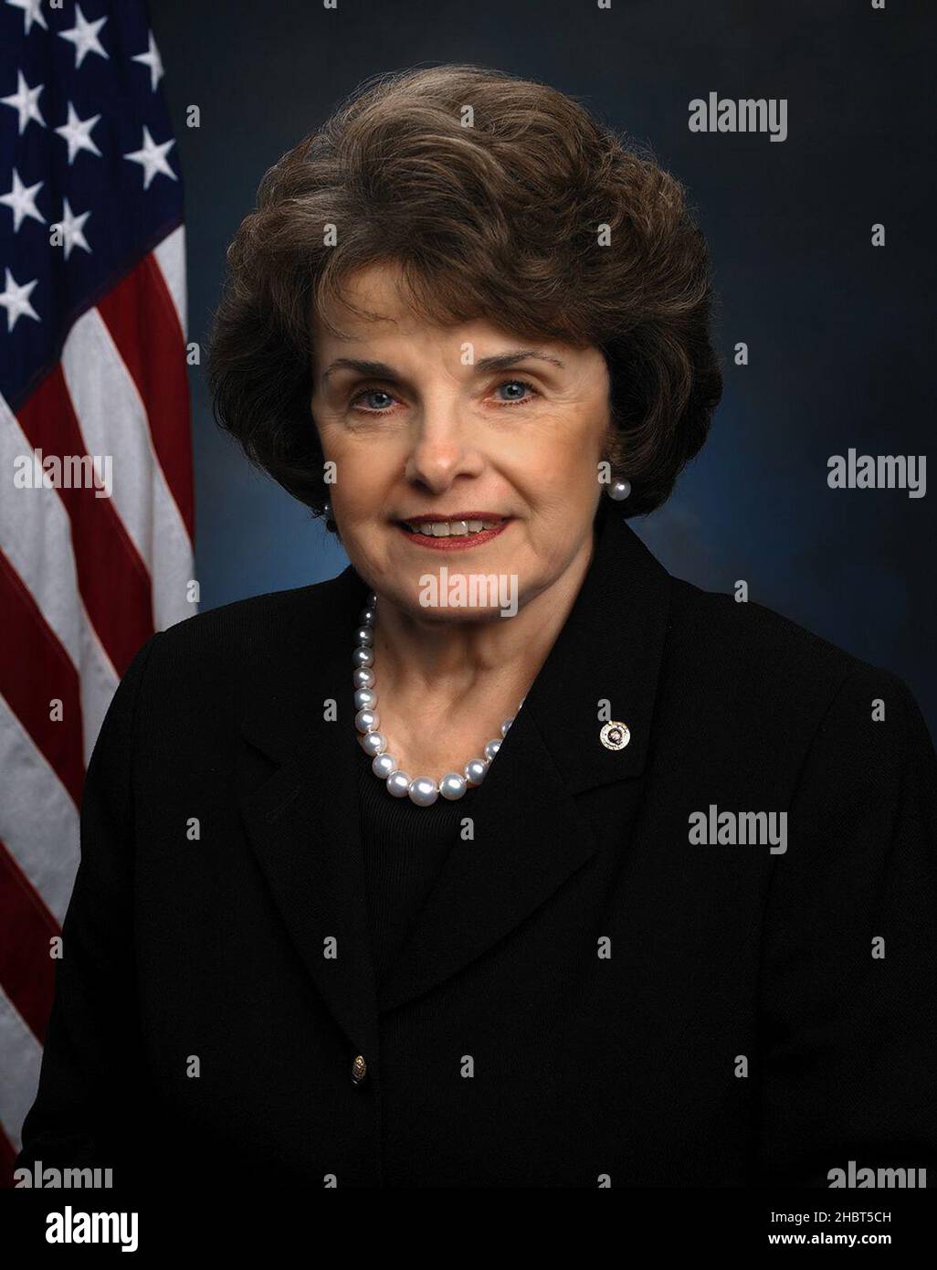 Dianne Feinstein, membre du Sénat des États-Unis Banque D'Images