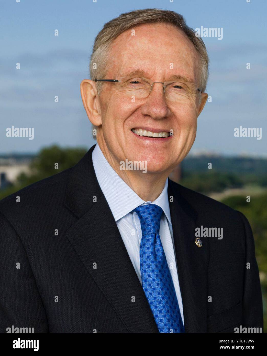 Harry Reid (D-NV), sénateur américain du Nevada et chef de la minorité du Sénat des États-Unis ca.28 septembre 2009 Banque D'Images