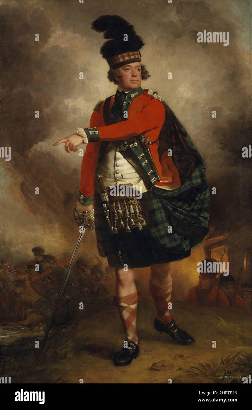 John Singleton Copley - Hugh Montgomerie, 12e comte d'Eglinton, 1739 - 1819. Soldat; Seigneur Lieutenant d'Ayrshire Banque D'Images