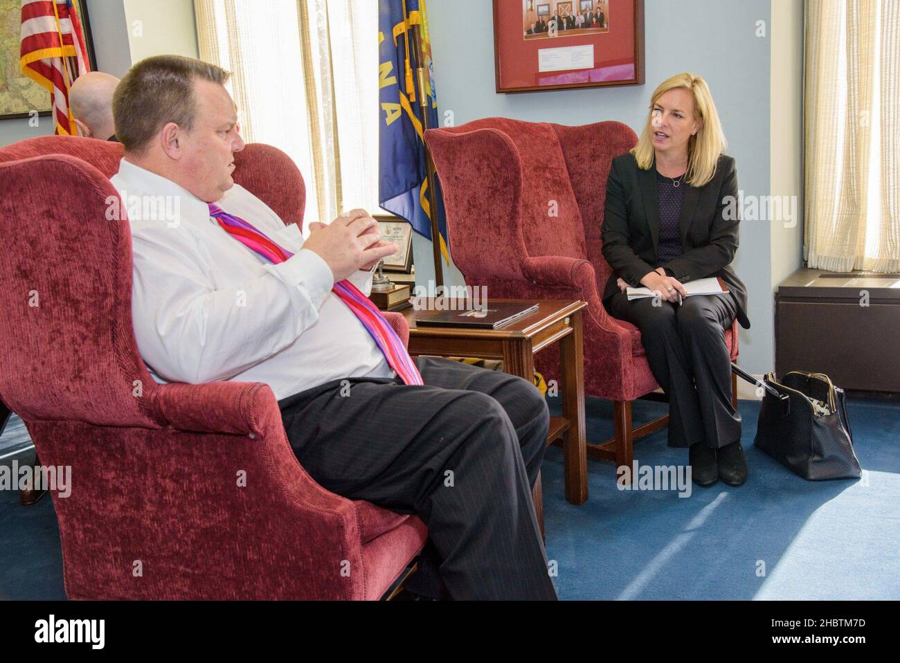 Kirstjen Nielsen, Secrétaire de la sécurité intérieure ca.23 janvier 2018 Banque D'Images