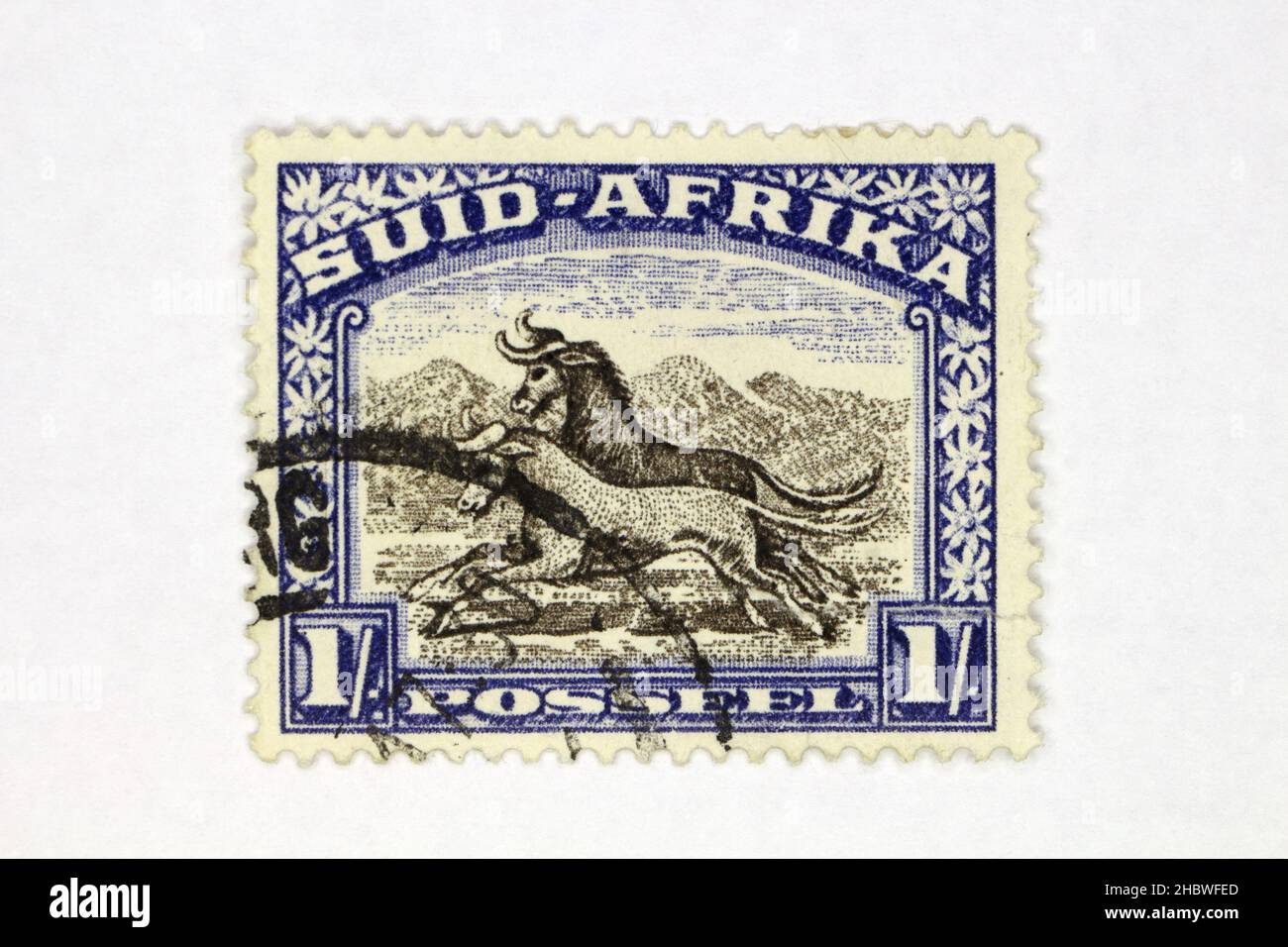 afrique du Sud - timbre-poste de SUID Afrika Banque D'Images