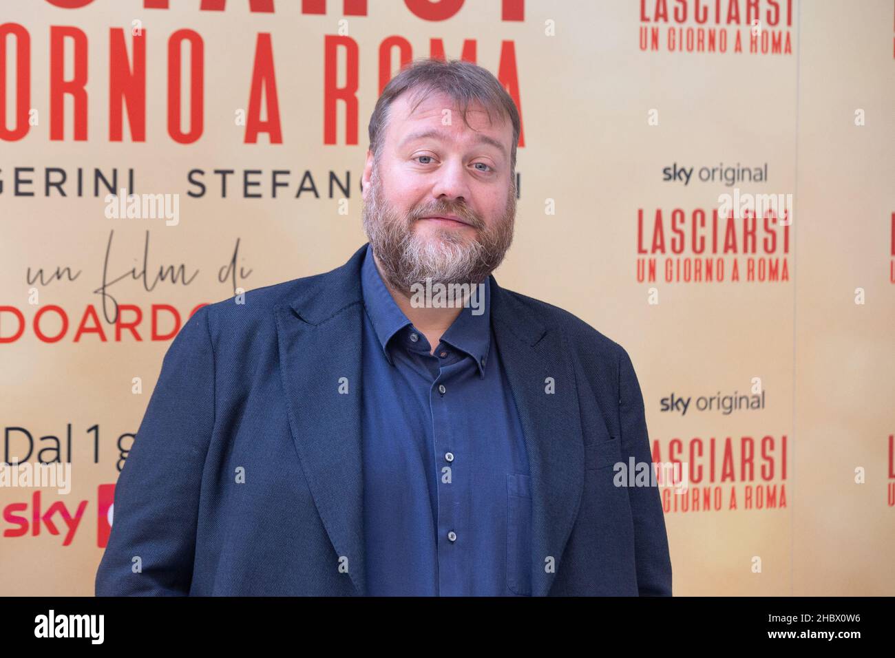 Rome, Italie.21st décembre 2021.Stefano Fresi participe à la photo du film italien ''Lasciarsi un giorno a Roma' (Credit image: © Matteo Nardone/Pacific Press via ZUMA Press Wire) Banque D'Images