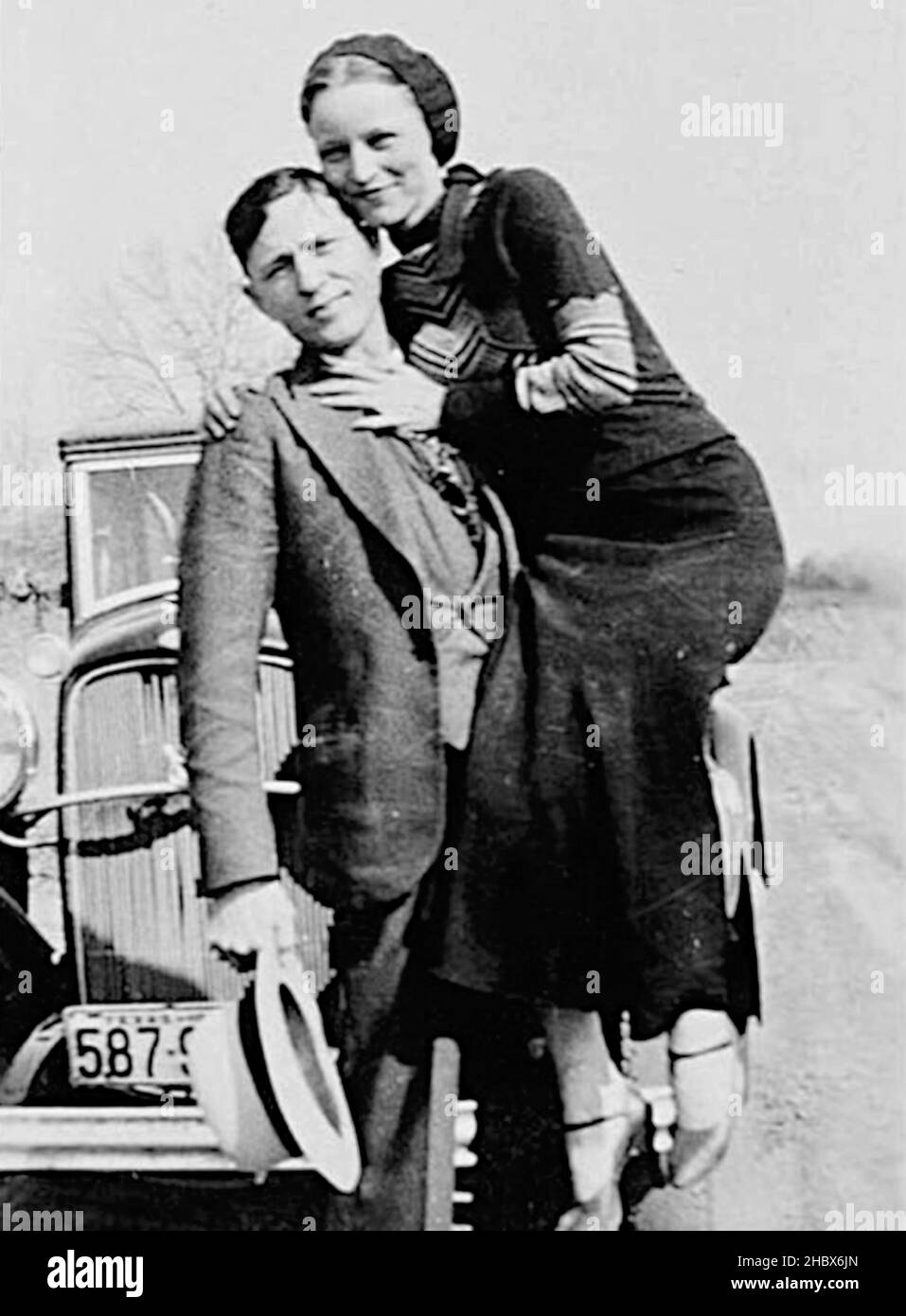 Bonnie et Clyde Banque D'Images