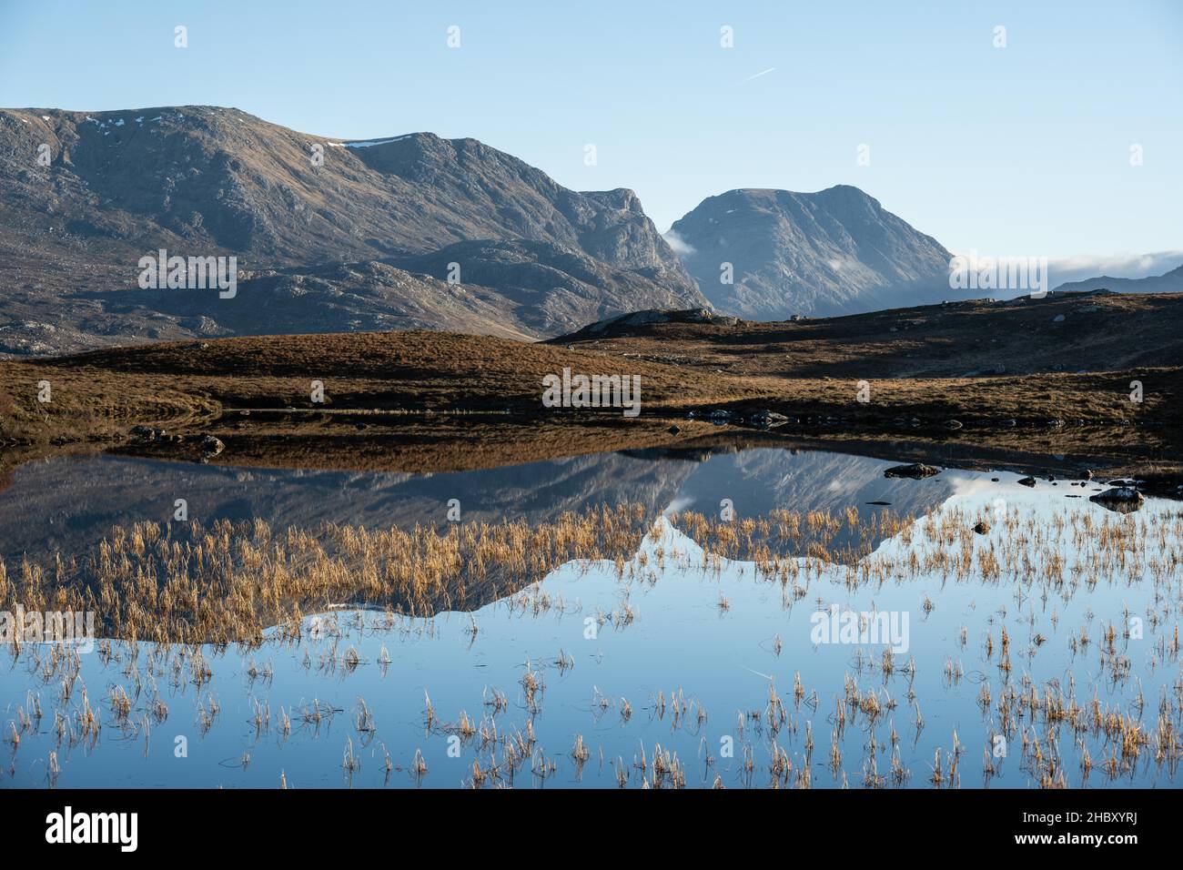 Loch Fionn décembre 2021 Banque D'Images