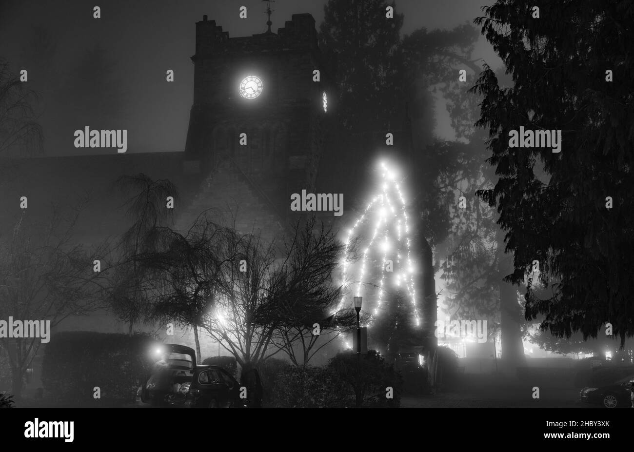 Eglise St Mary's, Holyhead Road, Betws-Y-Coed, Conwy County, Nord du pays de Galles.Photo prise en décembre 2021. Banque D'Images