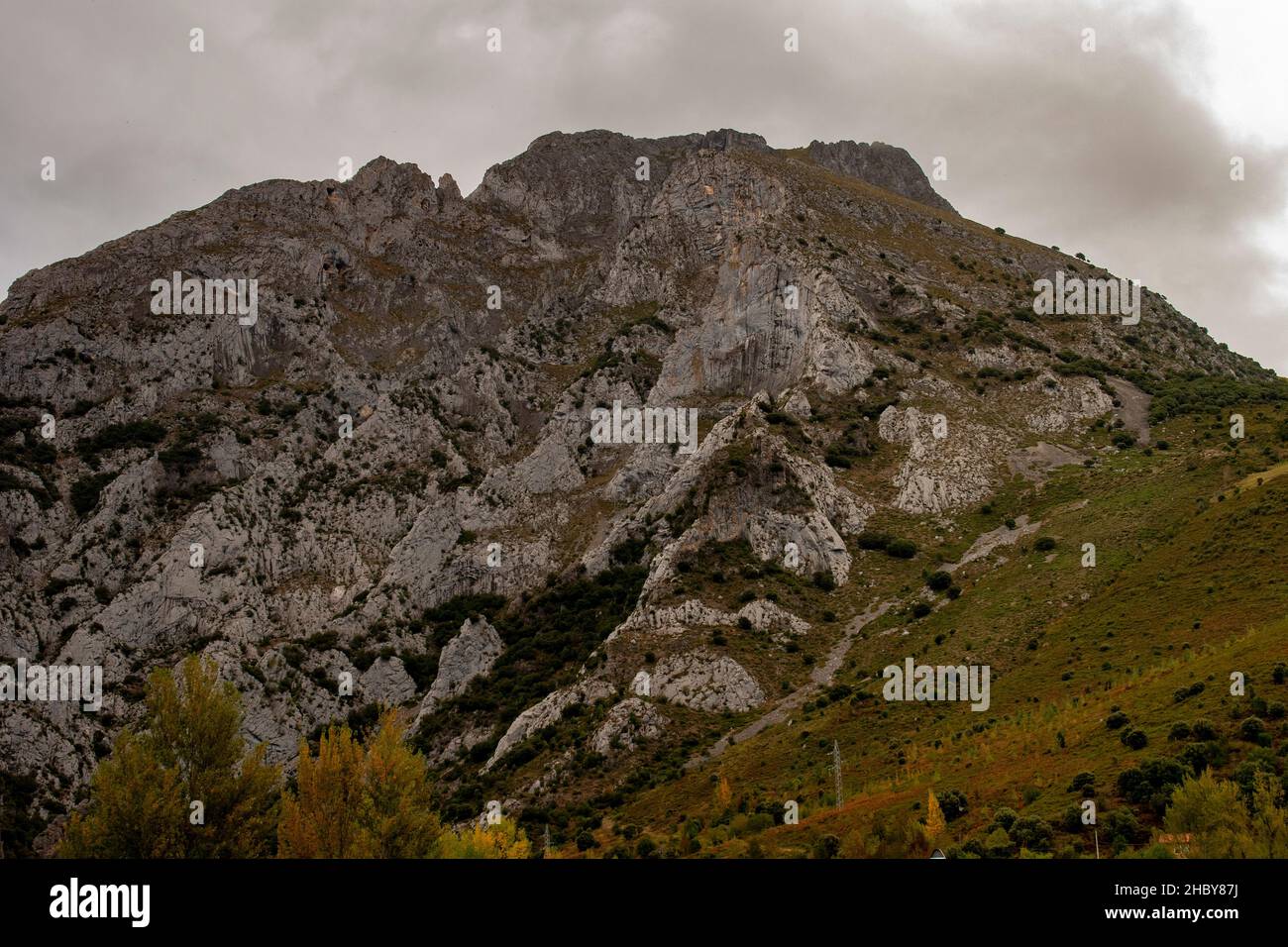 Chaîne de montagnes des Picos de Europa. Banque D'Images