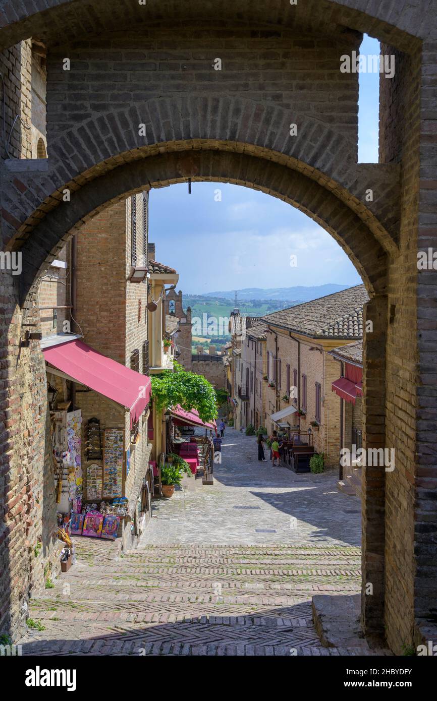 Arche, Gradara, province de Pesaro et Urbino, Italie Banque D'Images