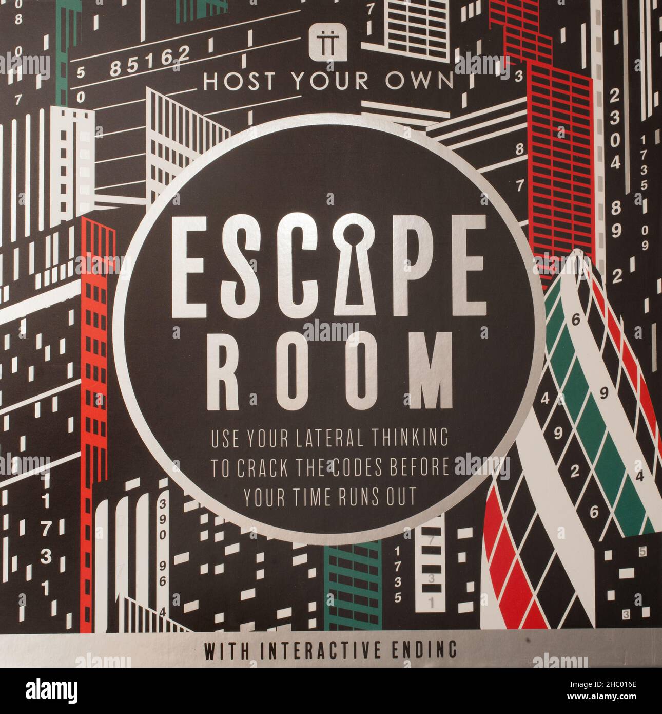La boîte au jeu, héberger votre propre Escape Room Banque D'Images