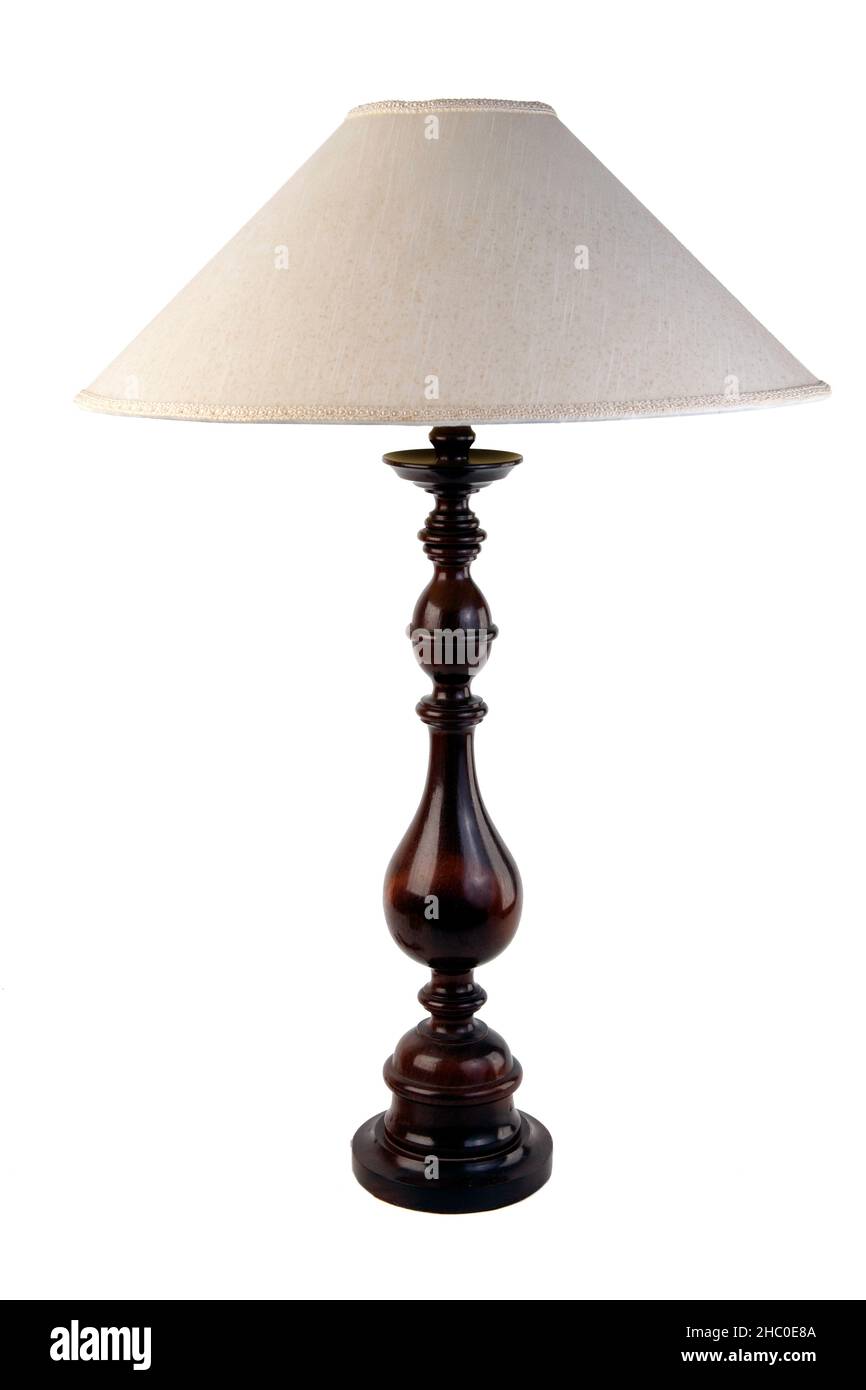 lampe de table ancienne Banque D'Images