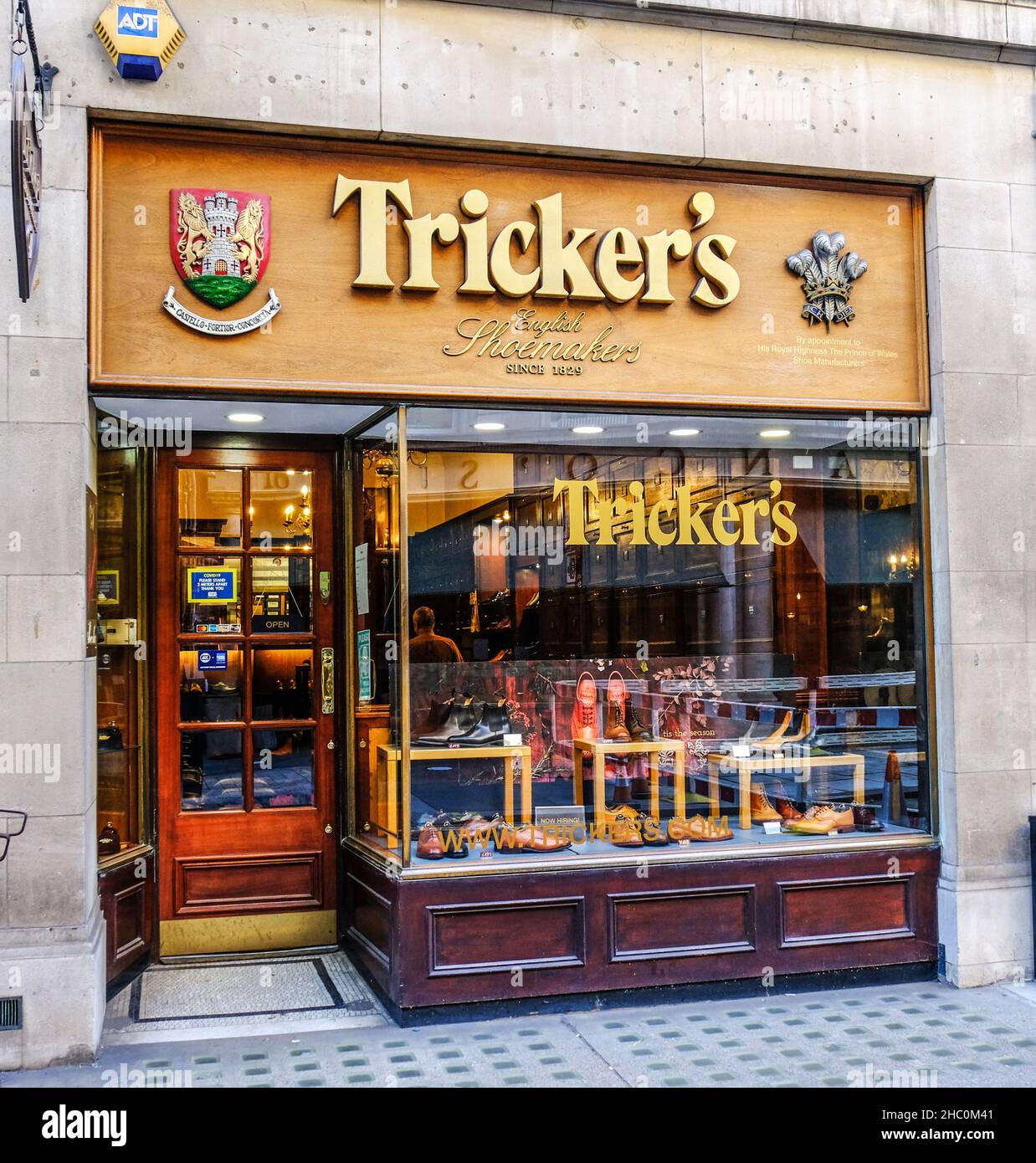 Magasin de cordonniers de Tricker à Jermyn Street, Londres SW1 Banque D'Images