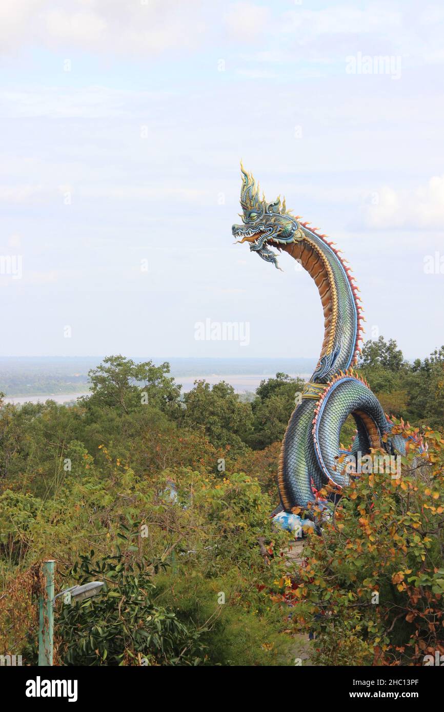 Images photographiques du nord-est de la Thaïlande prises dans les temples bouddhistes dans et autour de Roi et, la capitale culturelle d'Isaan. Banque D'Images