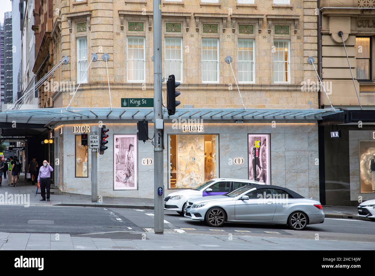 Maison de luxe et de mode Dior, magasin dans le centre-ville de Sydney, Nouvelle-Galles du Sud, Australie Banque D'Images