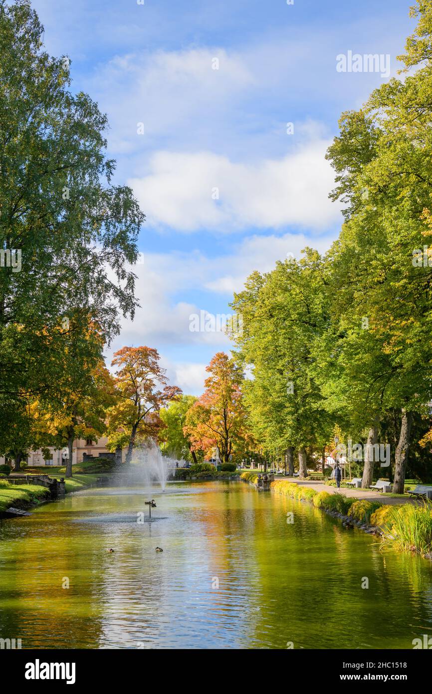 CESIS, LETTONIE.26th septembre 2021.Cesis ville pendant la saison d'automne. Banque D'Images