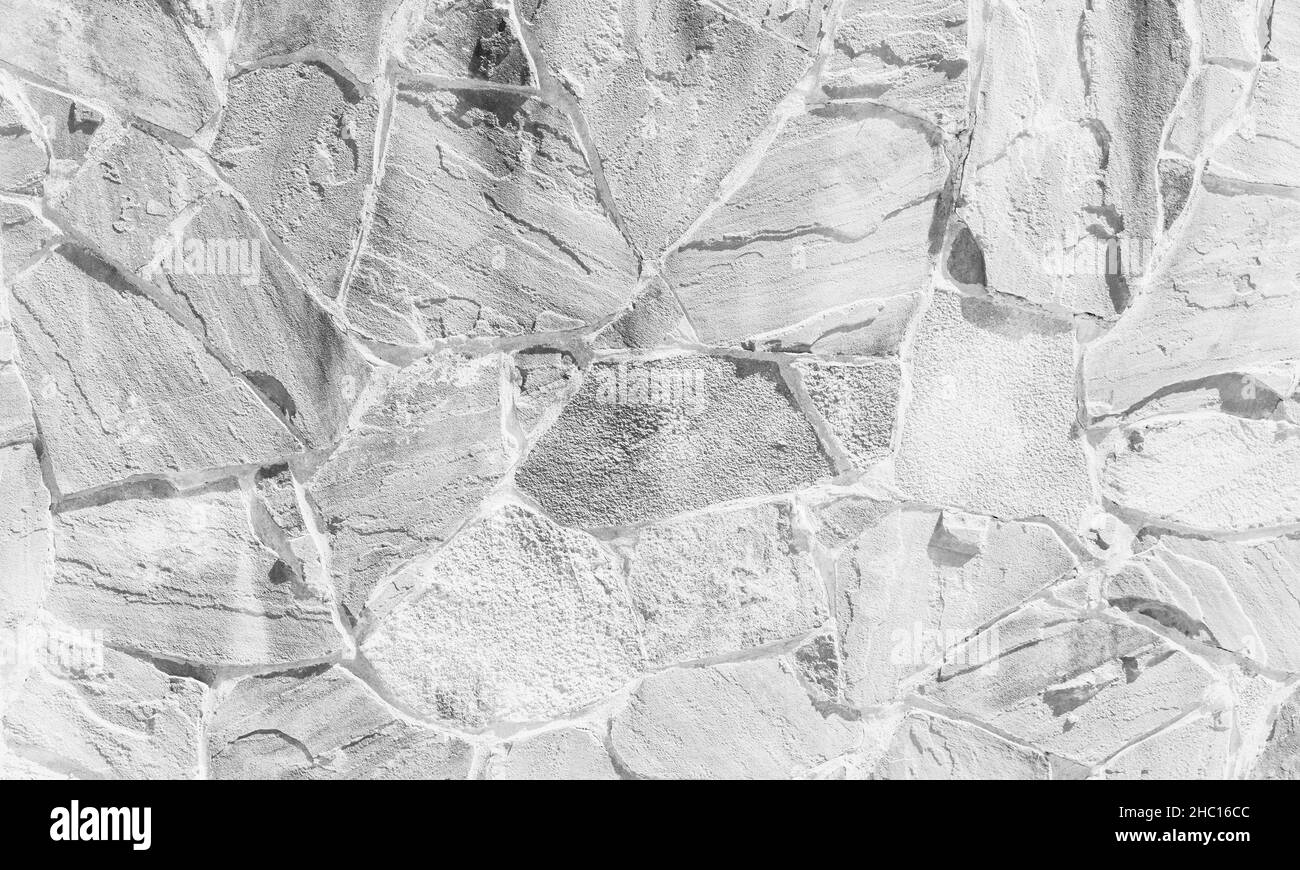 Motif mural en mosaïque blanche, texture de la photo d'arrière-plan frontale Banque D'Images