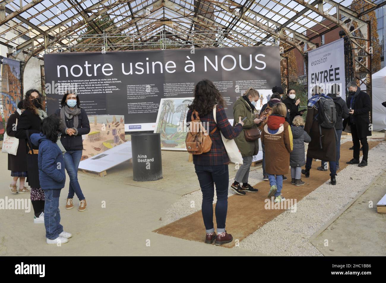 FRANCE.SEINE-SAINT-DENIS (93) MONTREUIL.SALON DU LIVRE ET DE LA PRESSE POUR LES JEUNES Banque D'Images