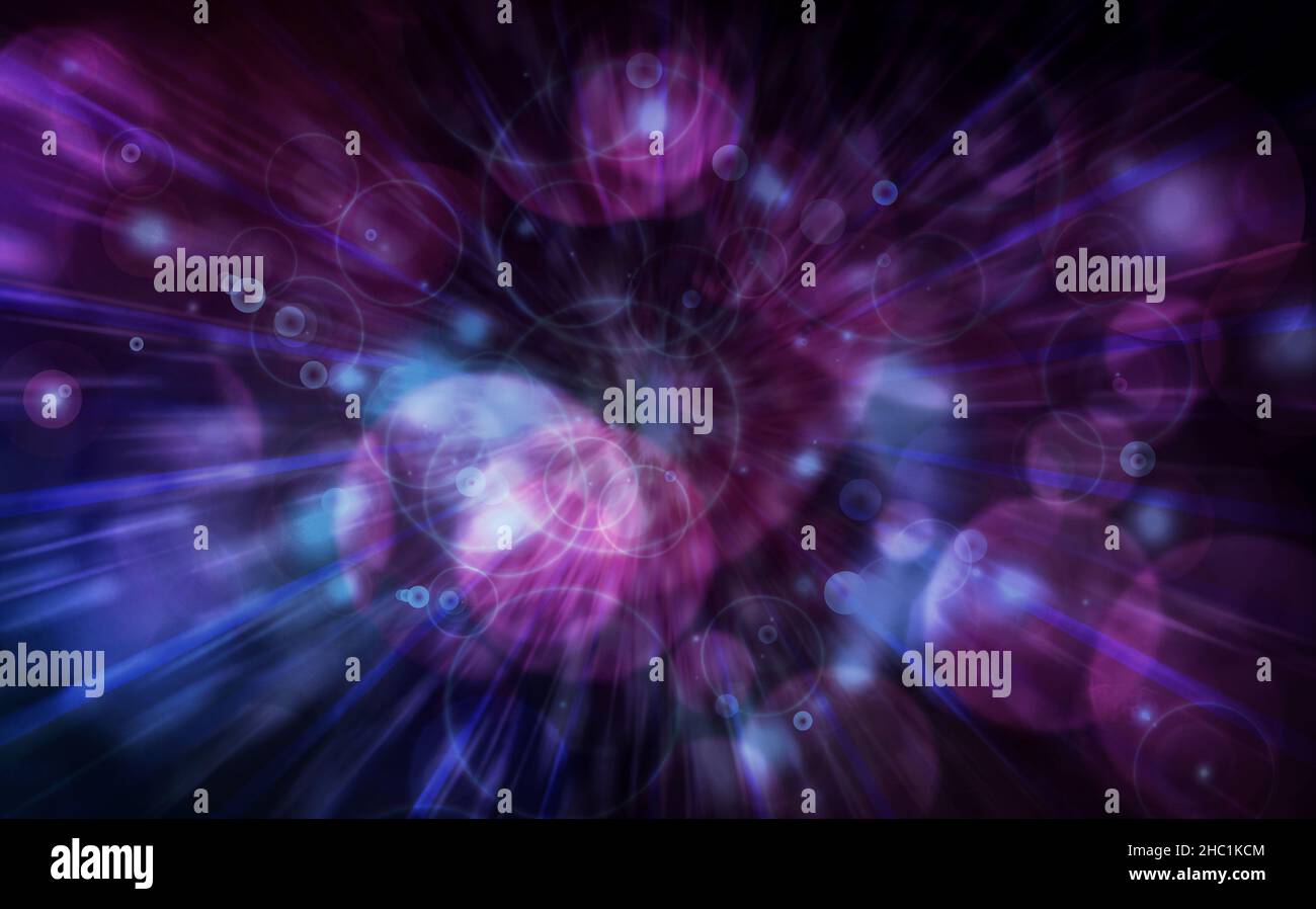 Arrière-plan abstrait de la lumière et de la texture des bulles Banque D'Images