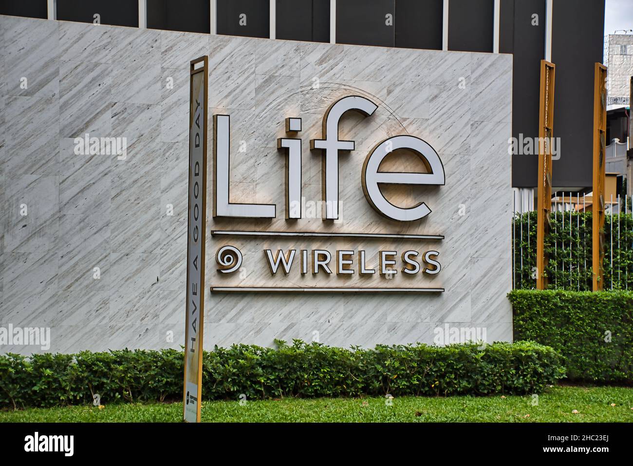 Bangkok, Thaïlande 12.03.2021 complexe de condominiums Life One Wireless à Bangkok Banque D'Images