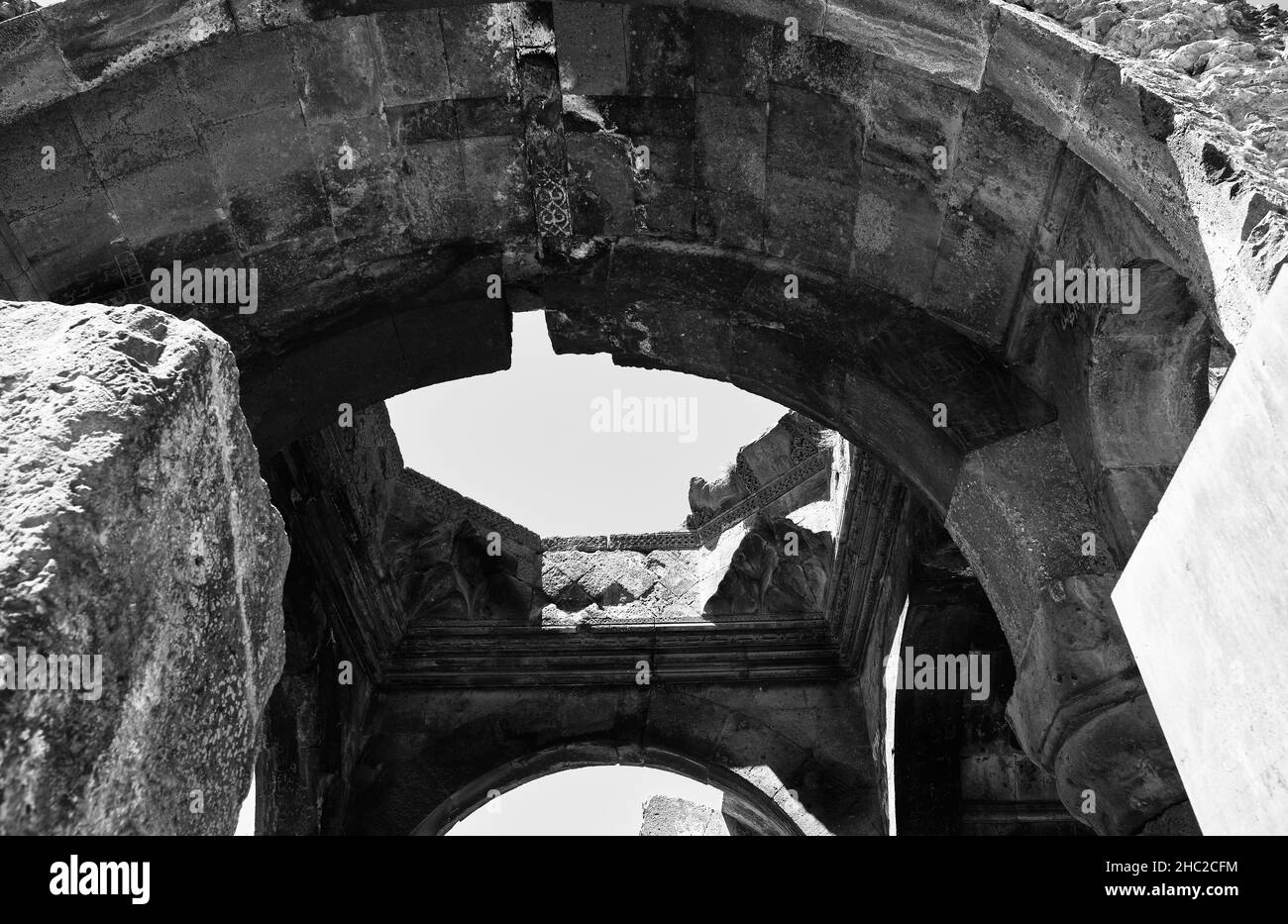 Ruines d'un ancien monastère arménien de 6-7 ans, Teghenyats Banque D'Images
