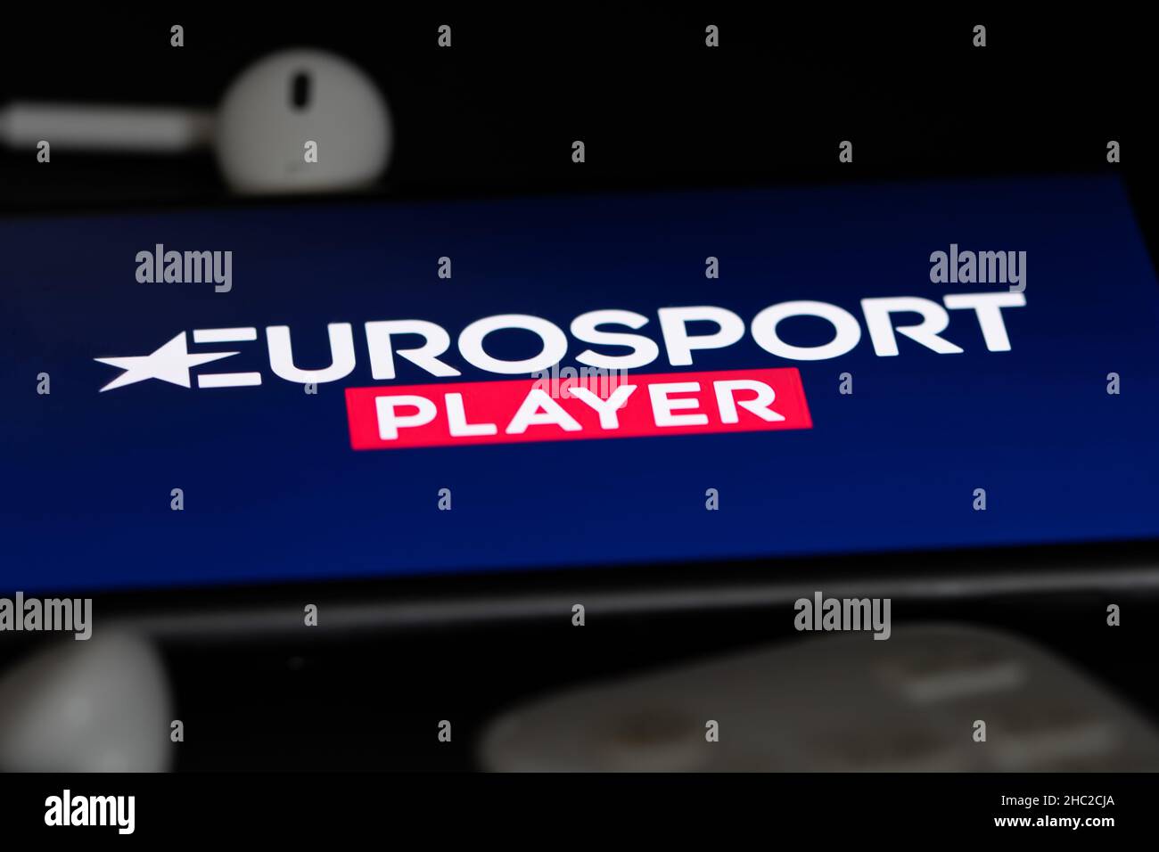 Eurosport player mobile Banque de photographies et d'images à haute  résolution - Alamy