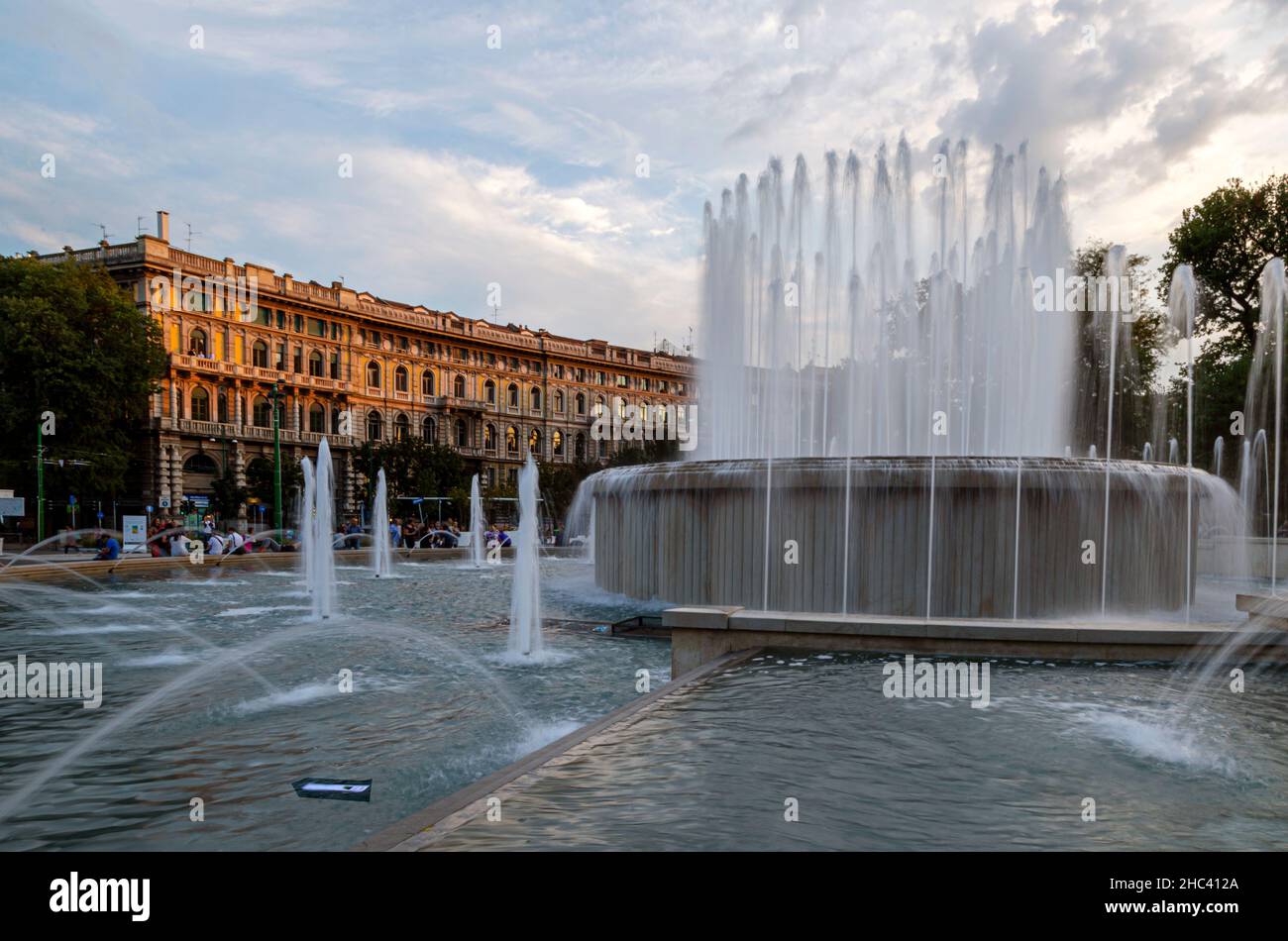 Magnifique paysage de Milan Italie Banque D'Images