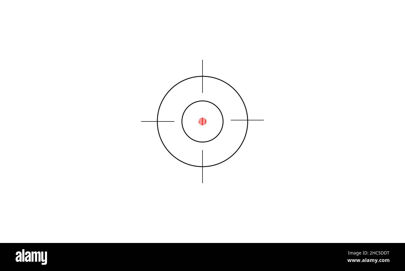 Focus cible vecteur icône isolée sur fond blanc, cible icône d'objectif, cible cible cible flèche but marketing Illustration de Vecteur