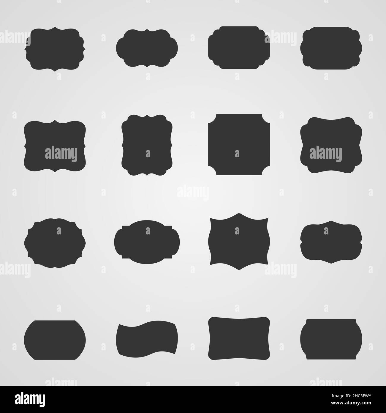 Ensemble d'images vintage, vector illustration Illustration de Vecteur