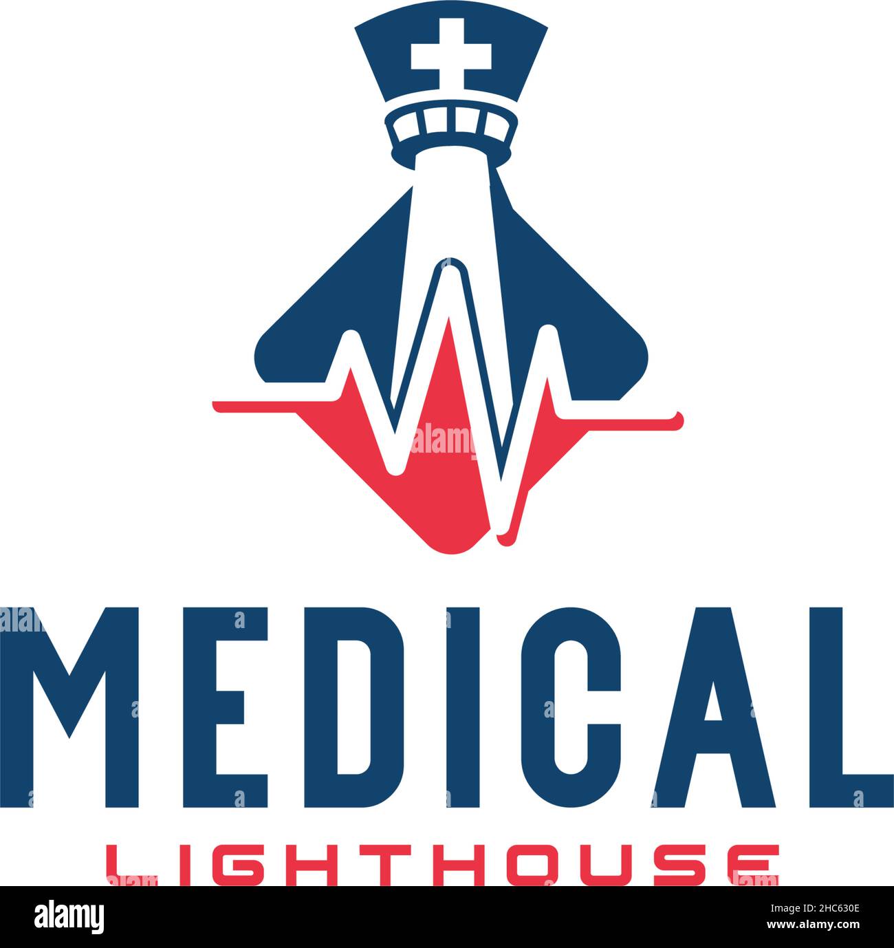 Moderne coloré MÉDICAL sain logo médic design Illustration de Vecteur