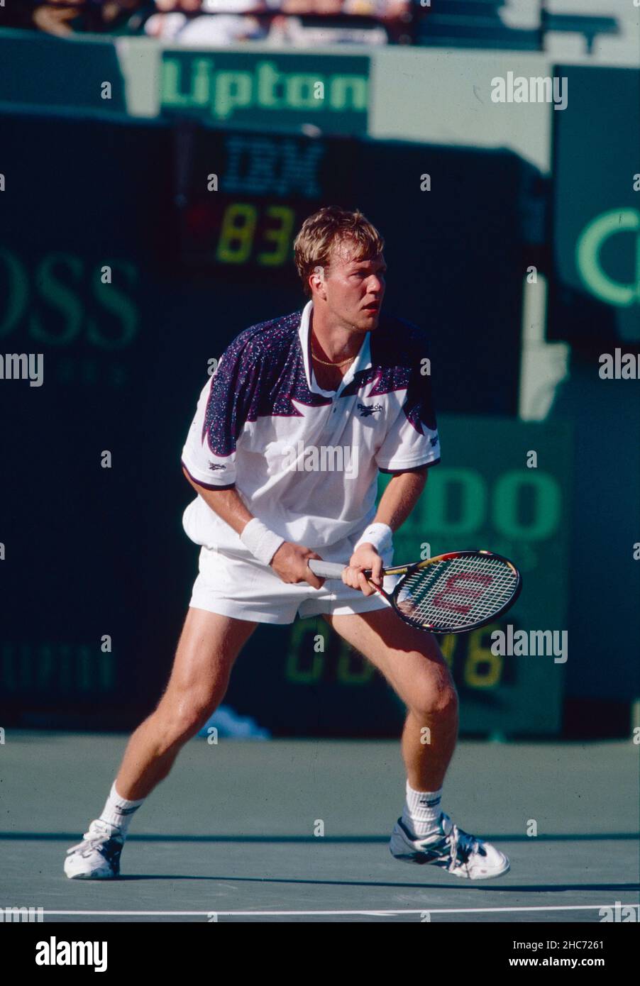 Stefan Edberg, joueur de tennis suédois, années 1990 Photo Stock - Alamy