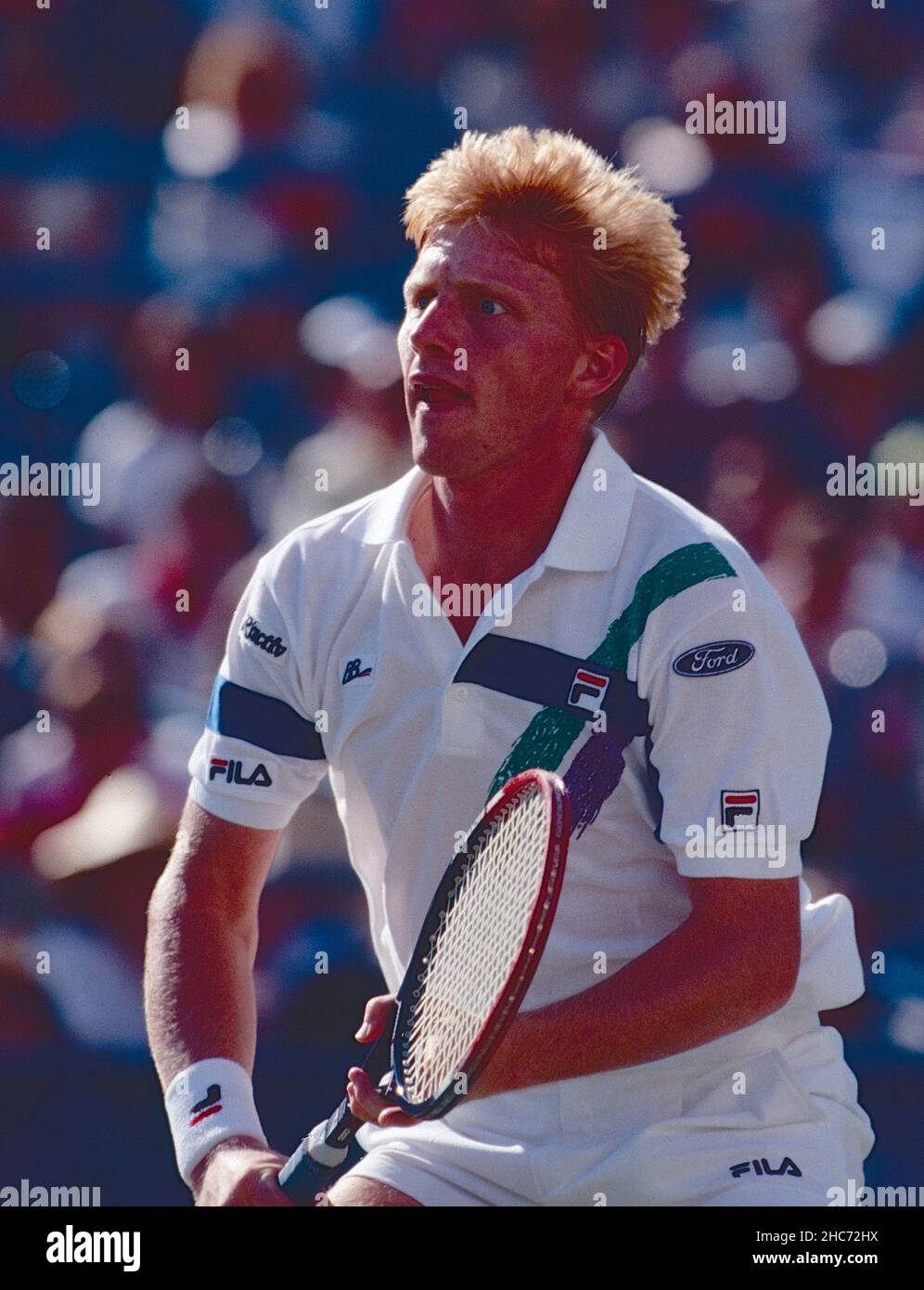 Joueur de tennis allemand Boris Becker, US Open 1992 Photo Stock - Alamy