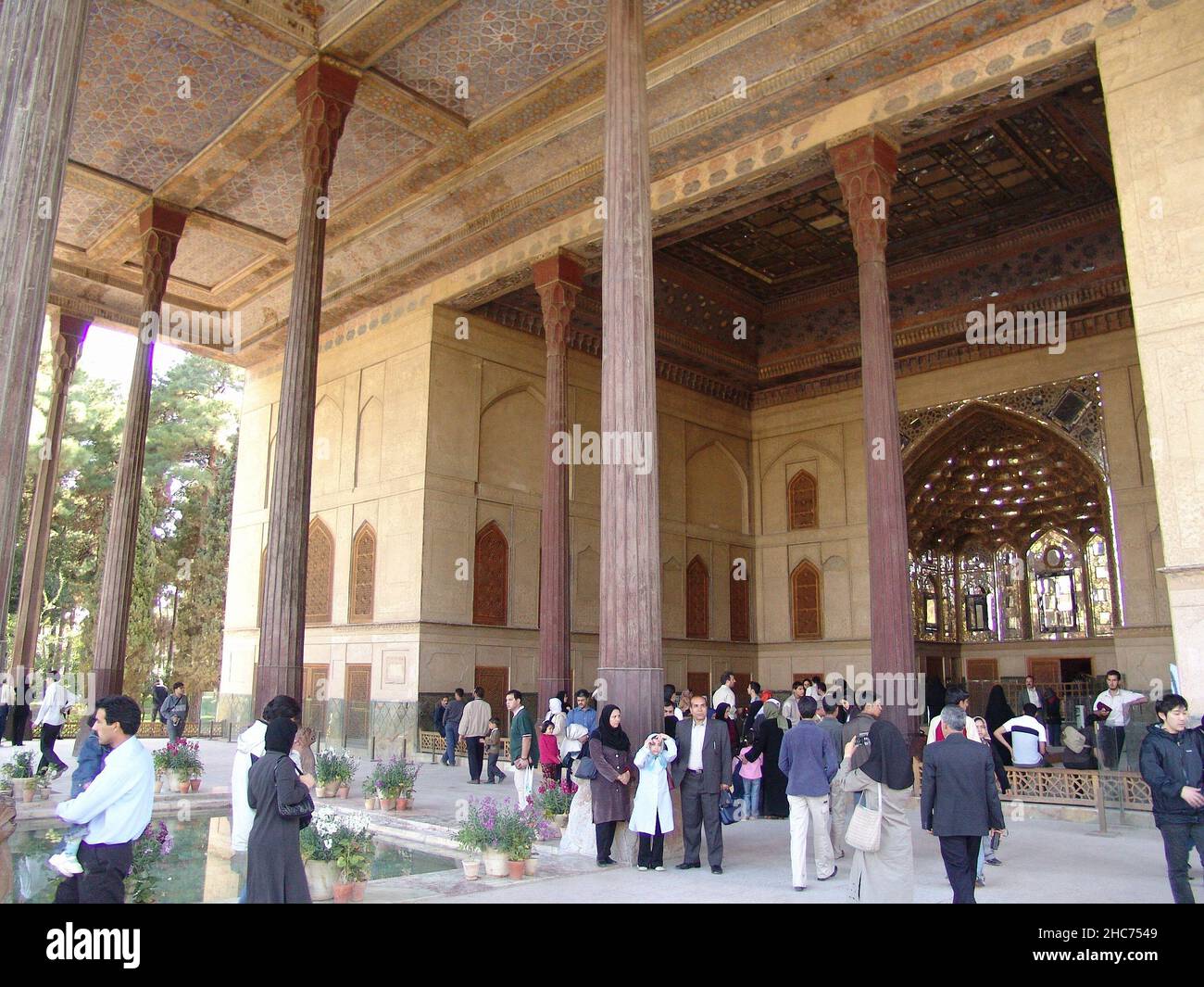 Palais des quarante piliers à Shiraz Banque D'Images