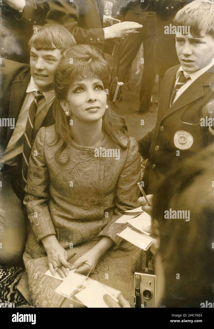 L'actrice italienne Gina Lollobrigida, années 1970 Banque D'Images