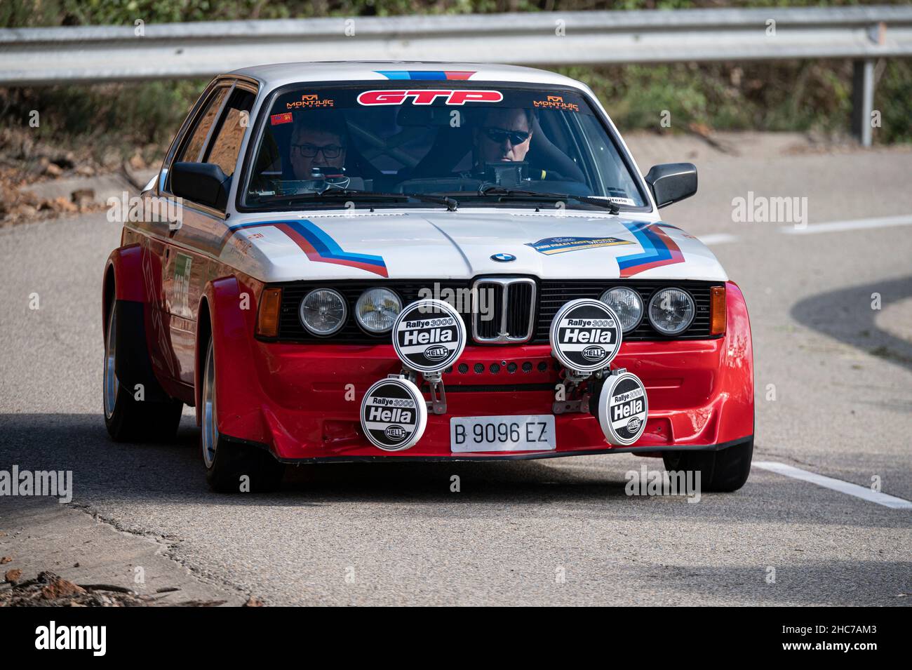 Barcelone, ​​Spain; 23 octobre 2021: BMW E21 VIII Rallye Platja d'Aro Historique en Catalogne Banque D'Images
