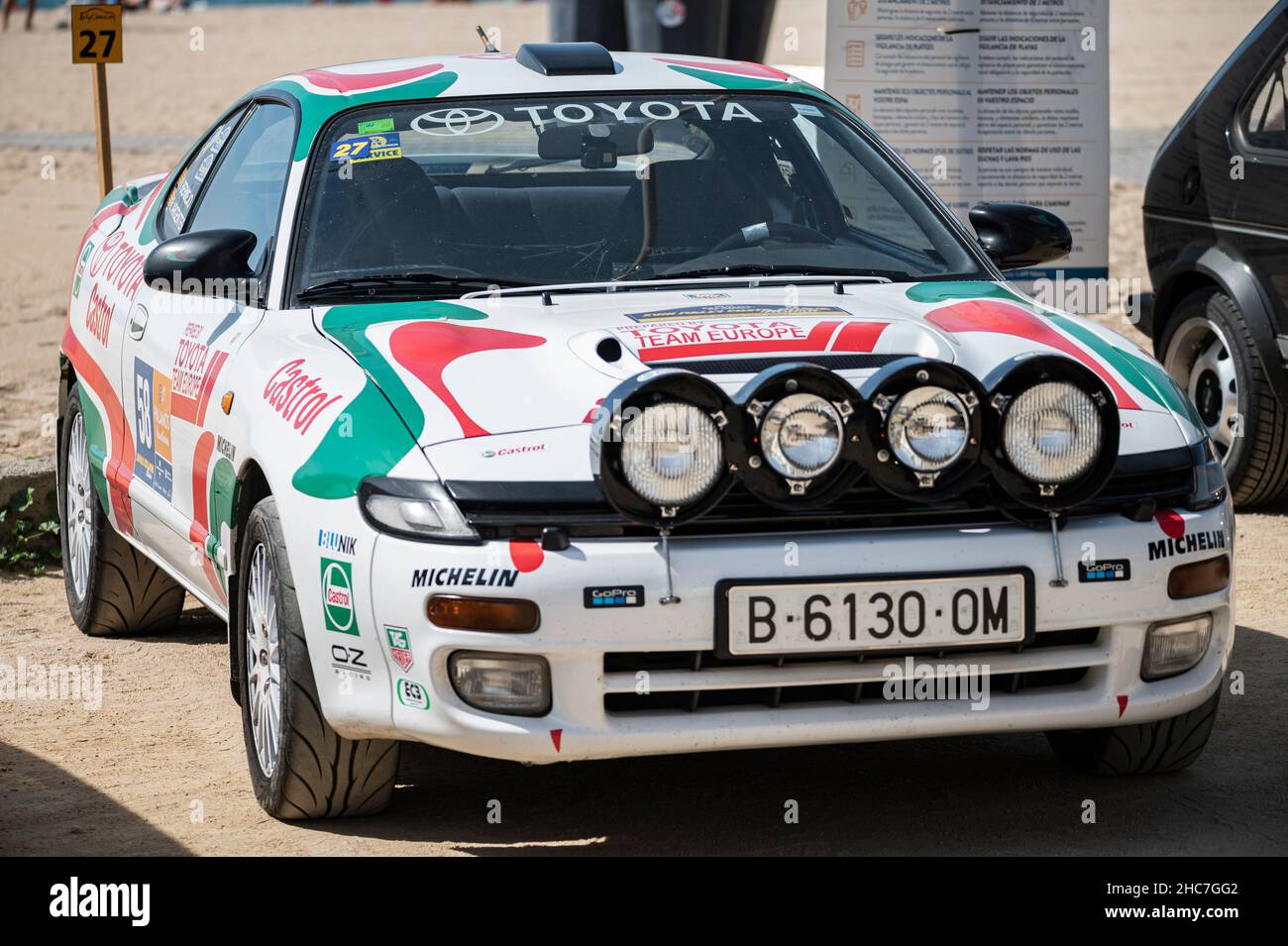 Barcelone, Spain; 3 octobre 2021: Toyota Celica ST182, XVIIIème ...