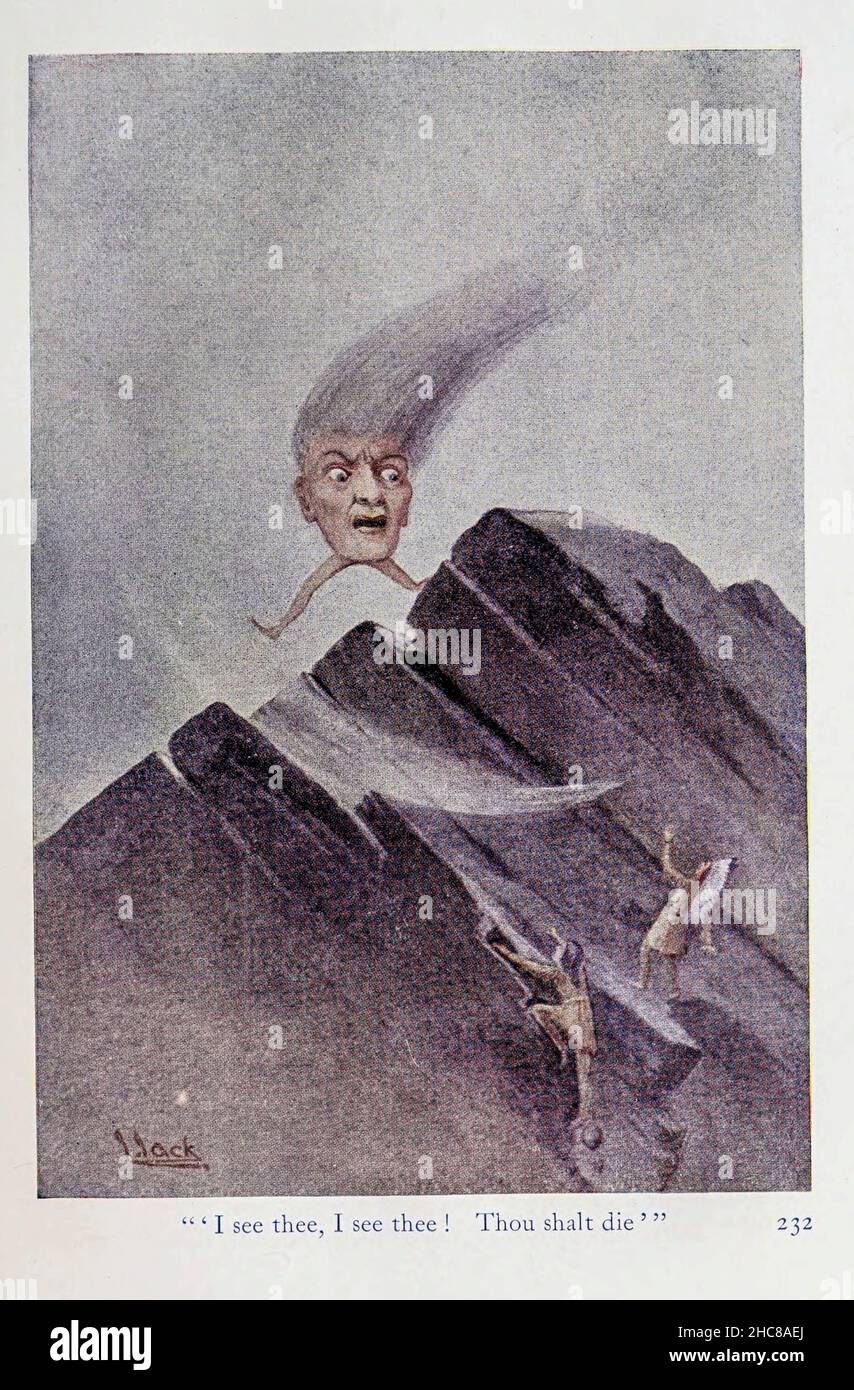 Je te vois !Je vois que tu mourras du livre « les mythes des Indiens d'Amérique du Nord » de Lewis Spence, publié à Londres par George G. Harrap & Company en 1912 Banque D'Images