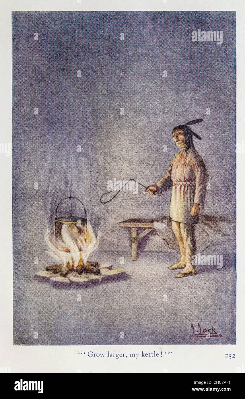 Plus grande, ma bouilloire du livre « les mythes des Indiens d'Amérique du Nord » de Lewis Spence, publié à Londres par George G. Harrap & Company en 1912 Banque D'Images