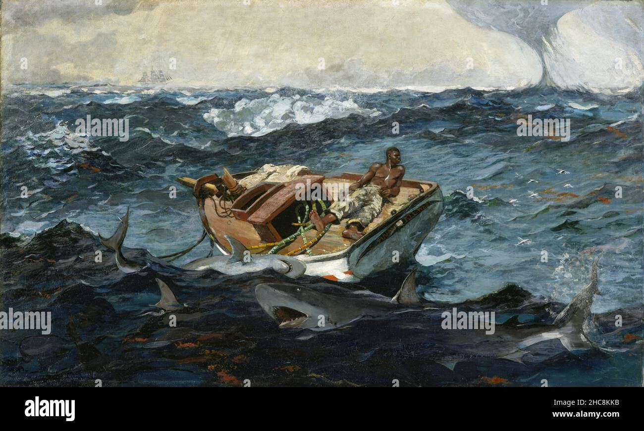 Winslow Homer, le Gulf Stream, 1899, huile sur toile, met,New York, États-Unis Banque D'Images