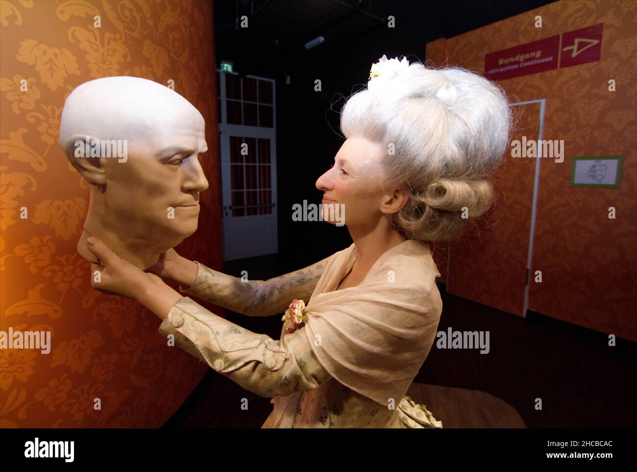 Vienne, Autriche.Le célèbre musée de cire Madame Tussauds avec ses personnages en cire est le point culminant du Prater de Vienne.La photo montre Madame Tussaud Banque D'Images