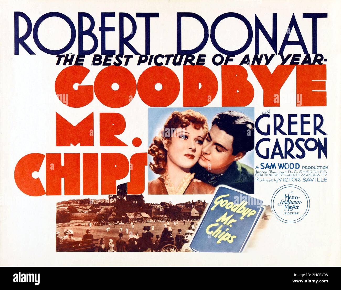 GREER GARSON et ROBERT DONAT à Au revoir, M. CHIPS (1939), réalisé par SAM WOOD.Crédit: M.G.M./ Album Banque D'Images