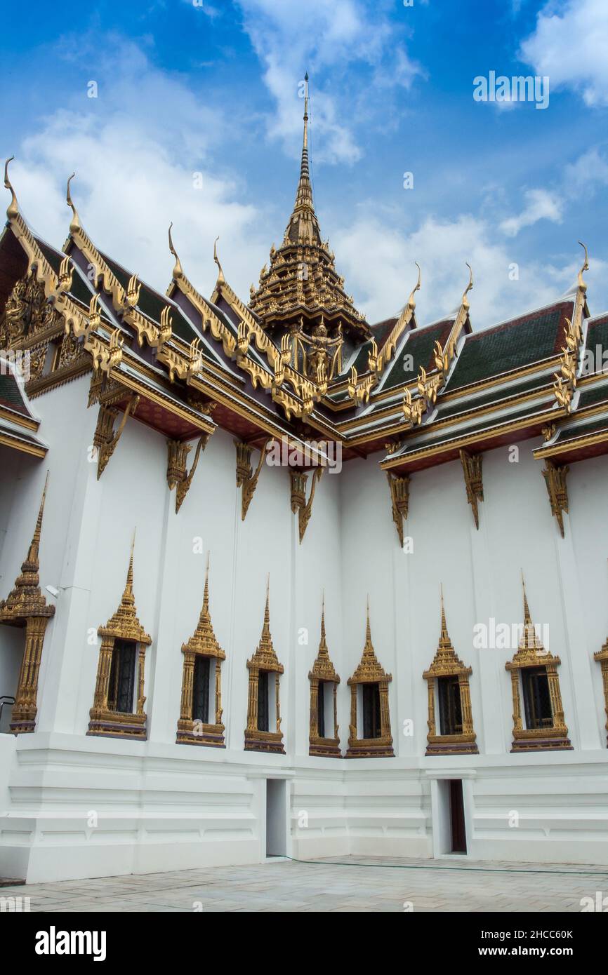 Dusit Maha Prasat Hall - une résidence et une salle d'audience ont été principalement utilisés par les Rois, les Queens et les membres royaux un site historique à Grand Palace, B Banque D'Images