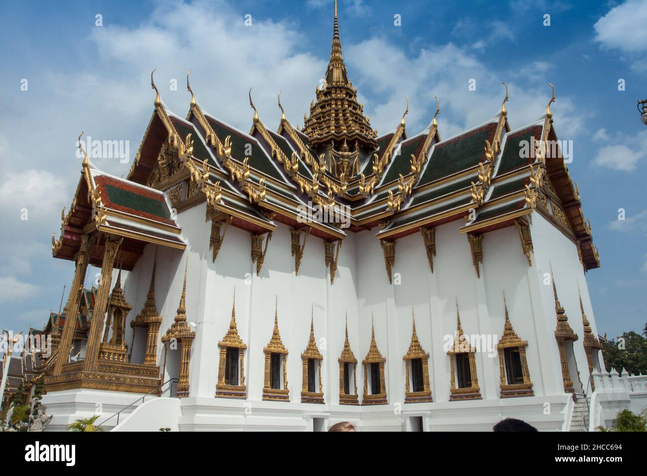 Dusit Maha Prasat Hall - une résidence et une salle d'audience ont été principalement utilisés par les Rois, les Queens et les membres royaux un site historique à Grand Palace, B Banque D'Images